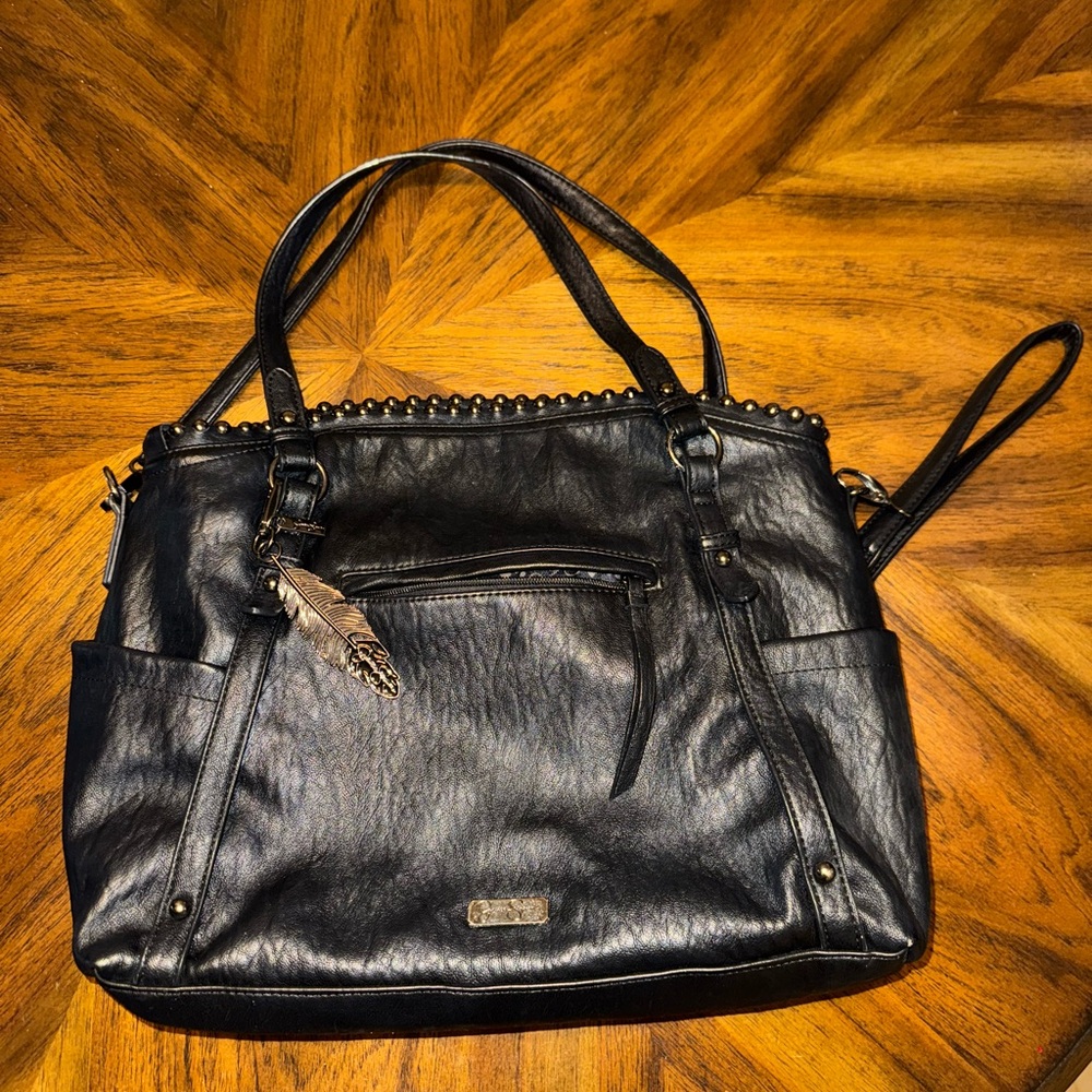 Jessica Simpson Black Shoulder Bag